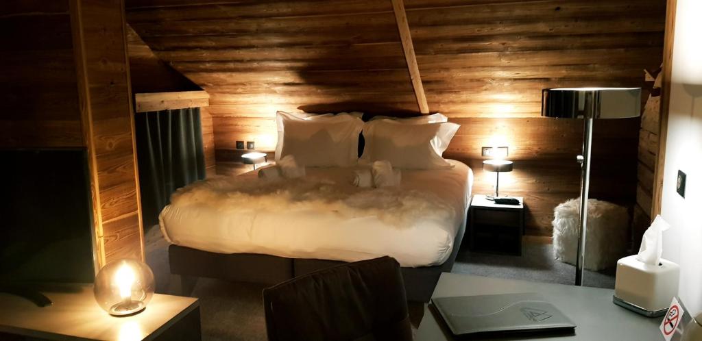 Chambre Hôtel Chalet Marano Restaurant & Spa Isola 2000