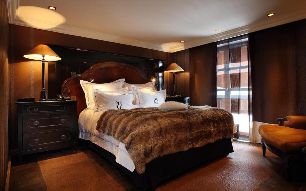 Chambre Hôtel Le Saint Roch Spa à Courchevel