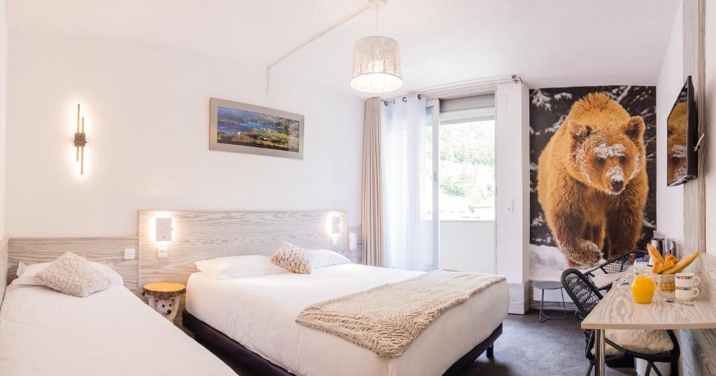 Chambre Hôtel-Résidence Le Lys Hôtels Spa à Cauterets