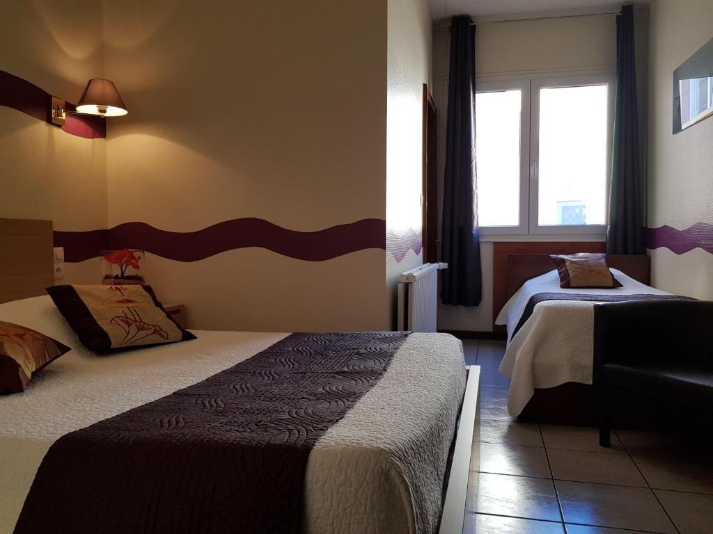 Chambre Hôtel-Restaurant du Soleil Levant Sarrebourg Spa