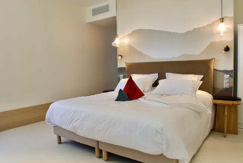Chambre Hôtel Spa AUX DUCS DE SIENNE Montagne