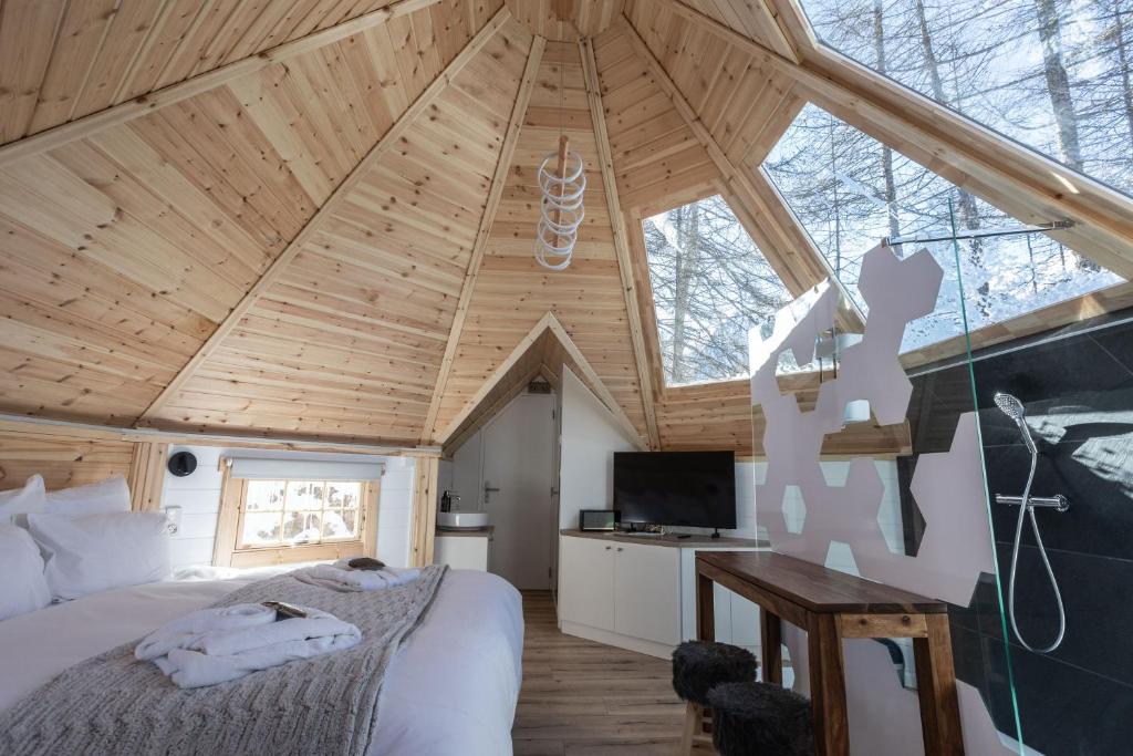 Chambre Hôtel Spa Alpin D'Hôme Les Orres