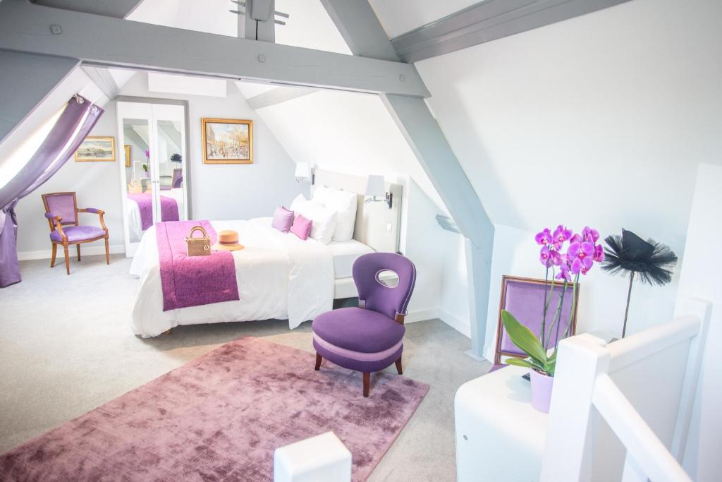 Chambre Hôtel Spa Au Charme Rabelaisien Amboise