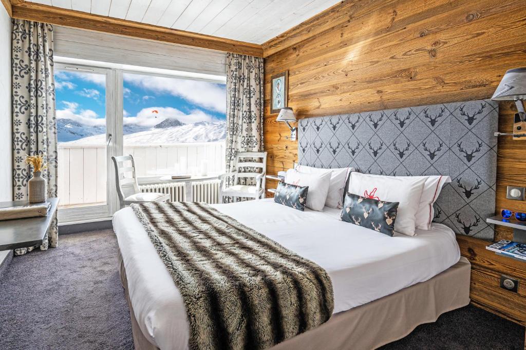Chambre Hôtel les Campanules by Les Etincelles Spa à Tignes Chambre Hôtel les Campanules by Les Etincelles Spa à Tignes