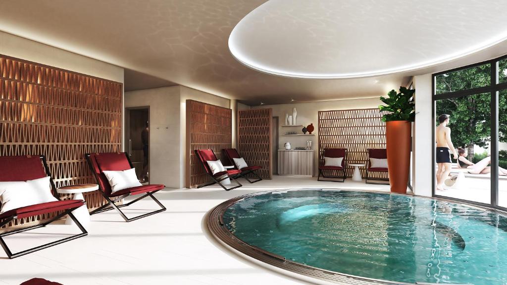Jacuzzi Château Hôtel Grand Barrail Spa à Saint-Jean-Cap-Ferrat