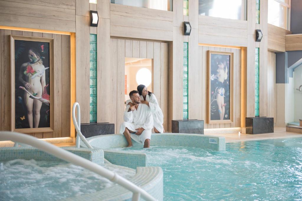 Jacuzzi Grand Hôtel Les Flamants Roses Thalasso & Spa Canet-en-Roussillon