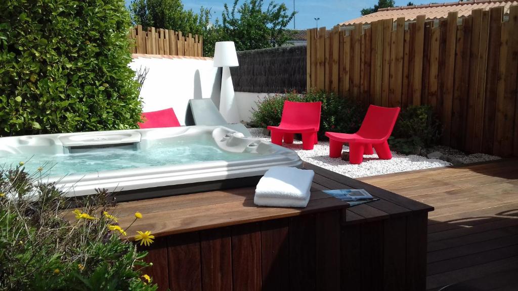 Jacuzzi Hôtel La Chaize à Noirmoutier-en-l'Île
