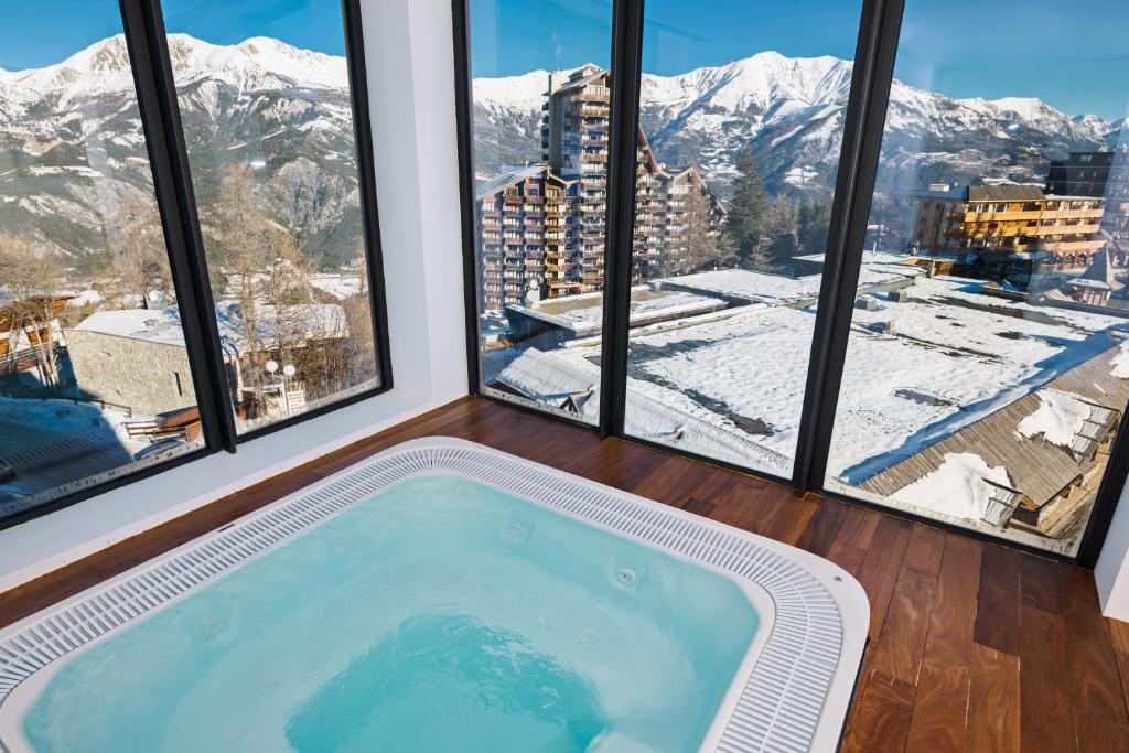 Jacuzzi Hôtel Spa Marmotel Pra-Loup