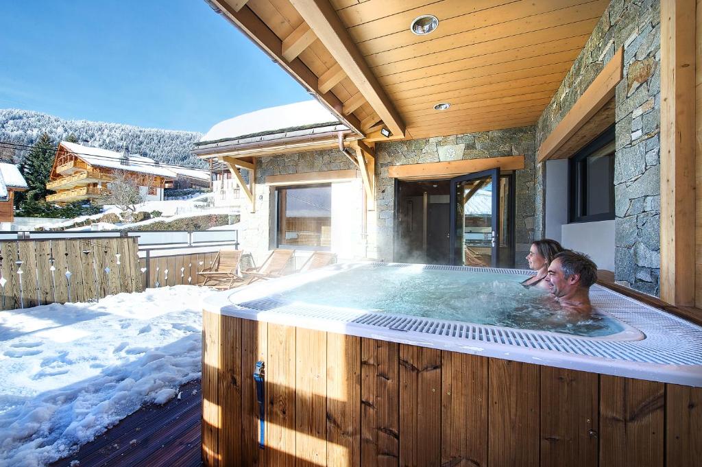 Jacuzzi Les Ecureuils Hôtels Spa à Le Grand-Bornand Jacuzzi Les Ecureuils Hôtels Spa à Le Grand-Bornand