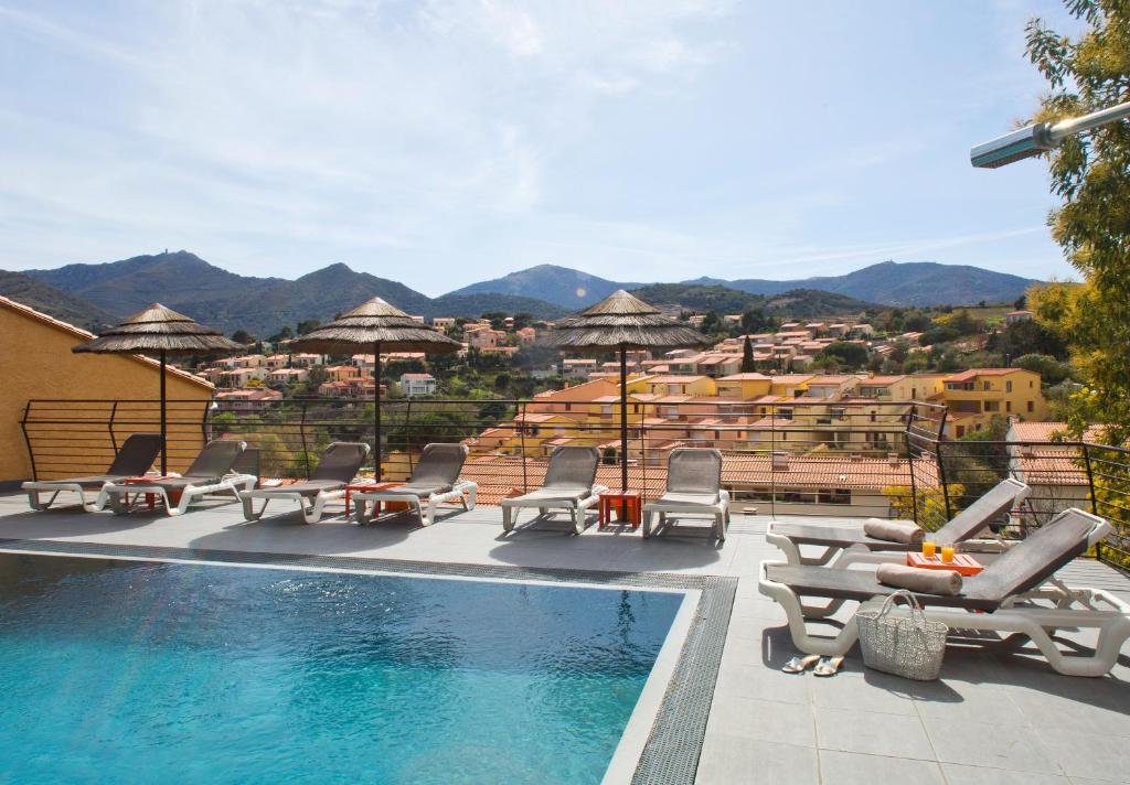 Piscine Hôtels Spa à Collioure Le Madeloc