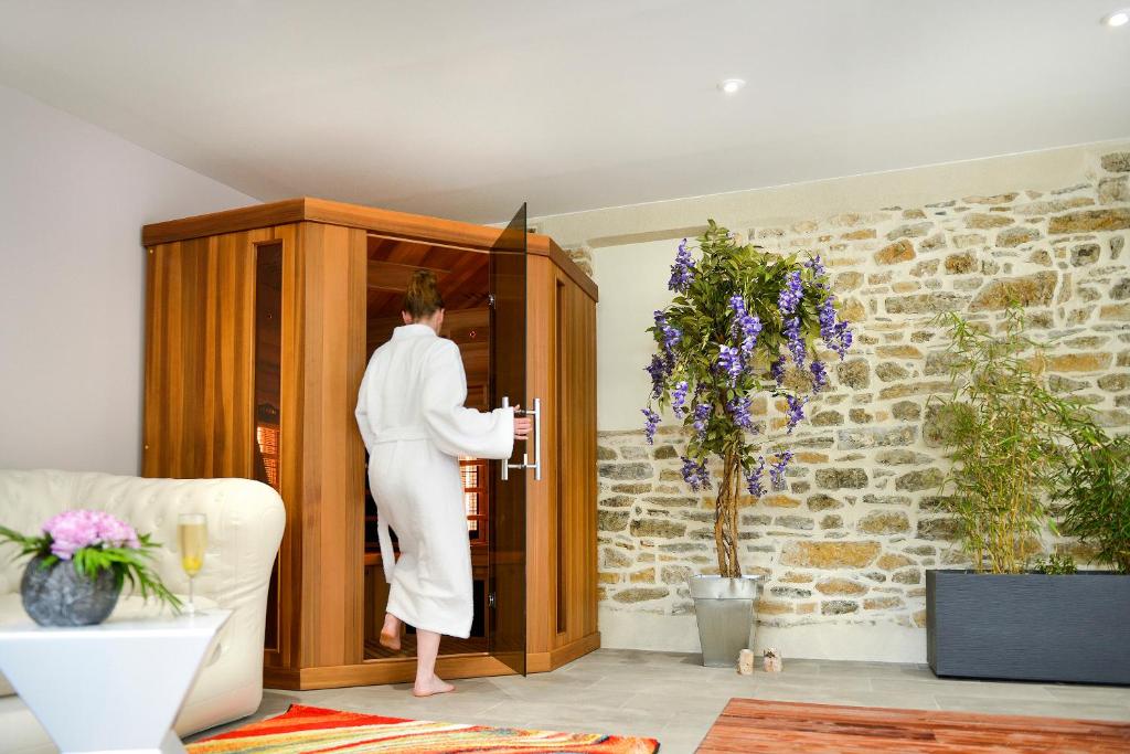 Sauna Logis Hôtel Au Site Normand Clécy Spa