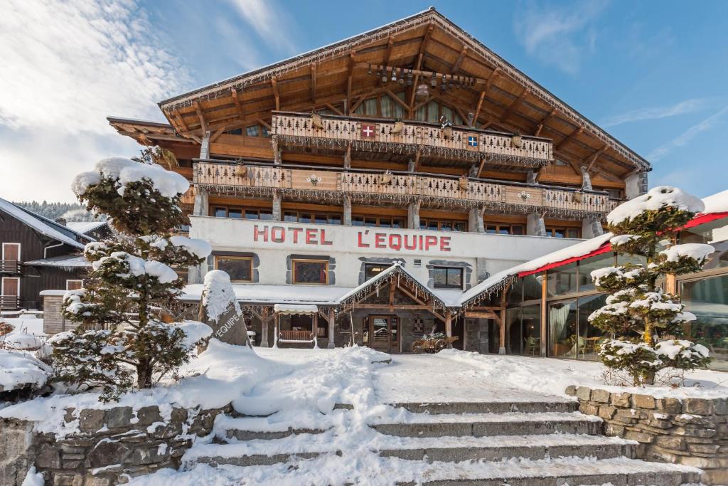 extérieure Hôtel L'Equipe Hôtels Spa à Morzine
