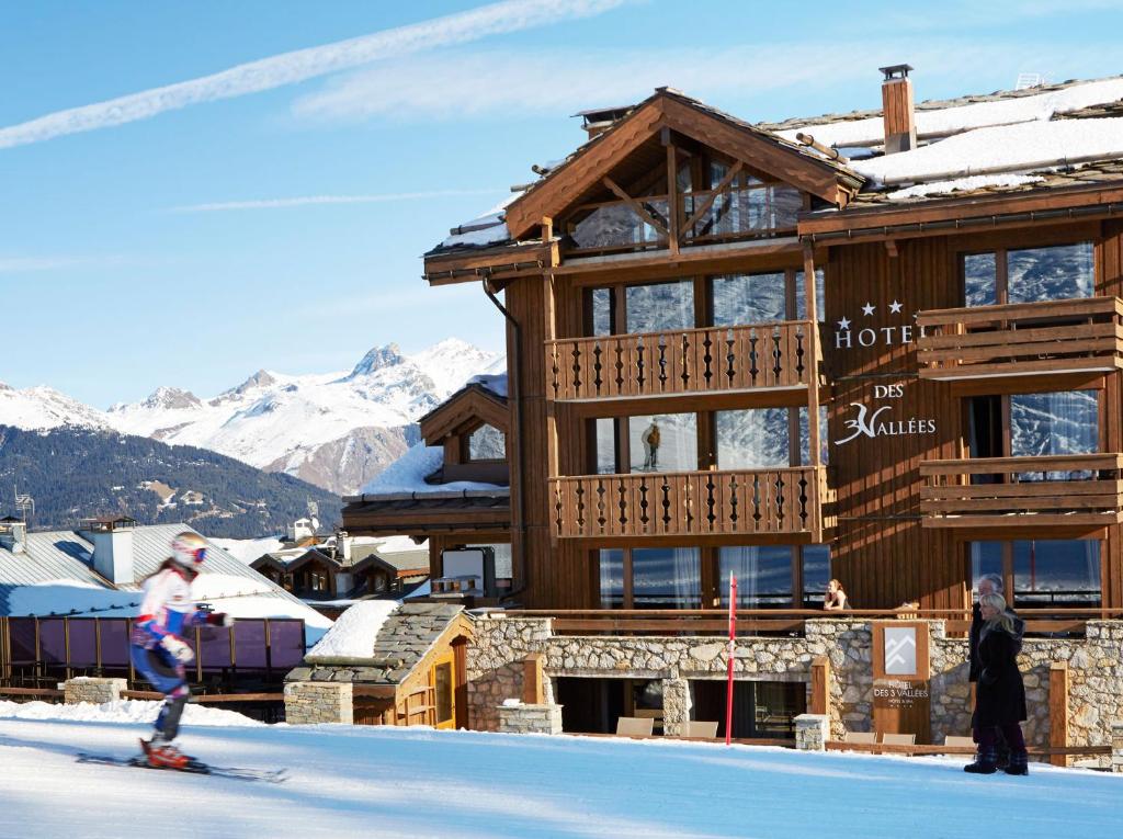 extérieure Les Trois Vallées, a Beaumier Hôtel Spa à Courchevel